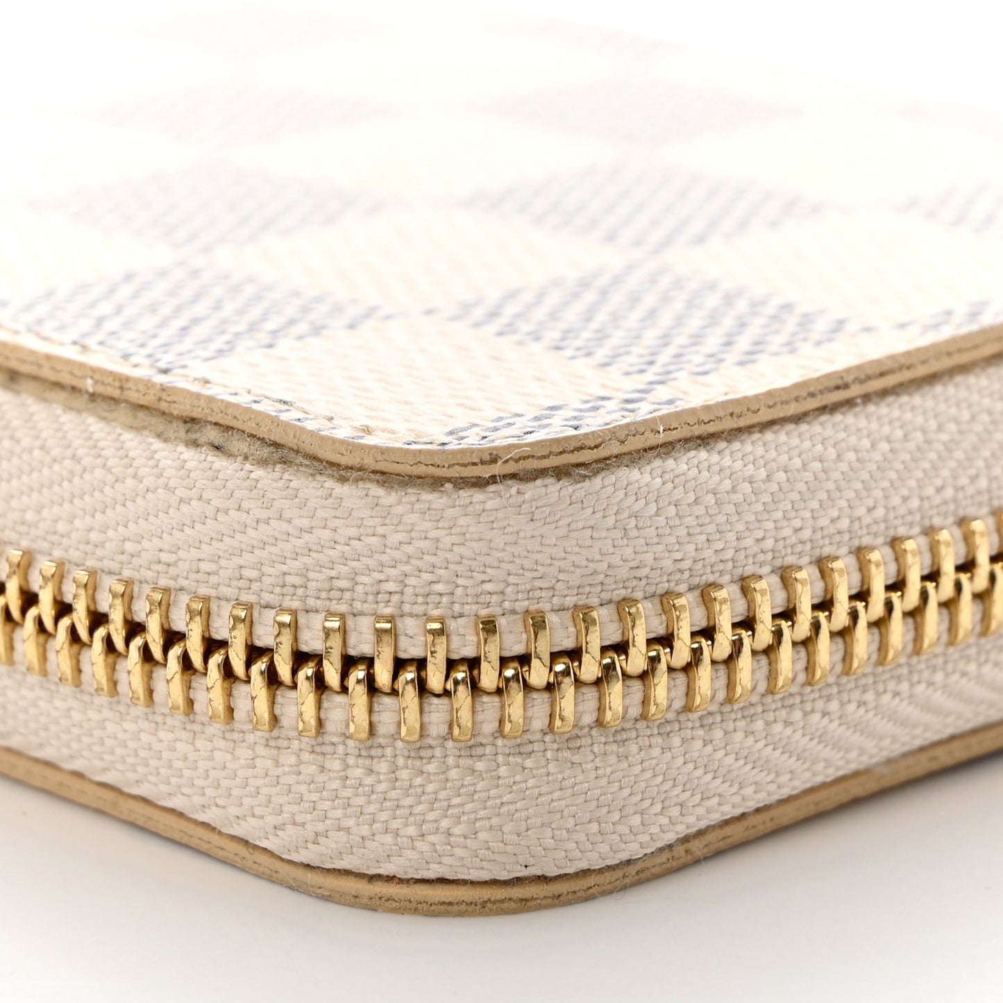 Damier Azur Clemence Wallet Rose Ballerine