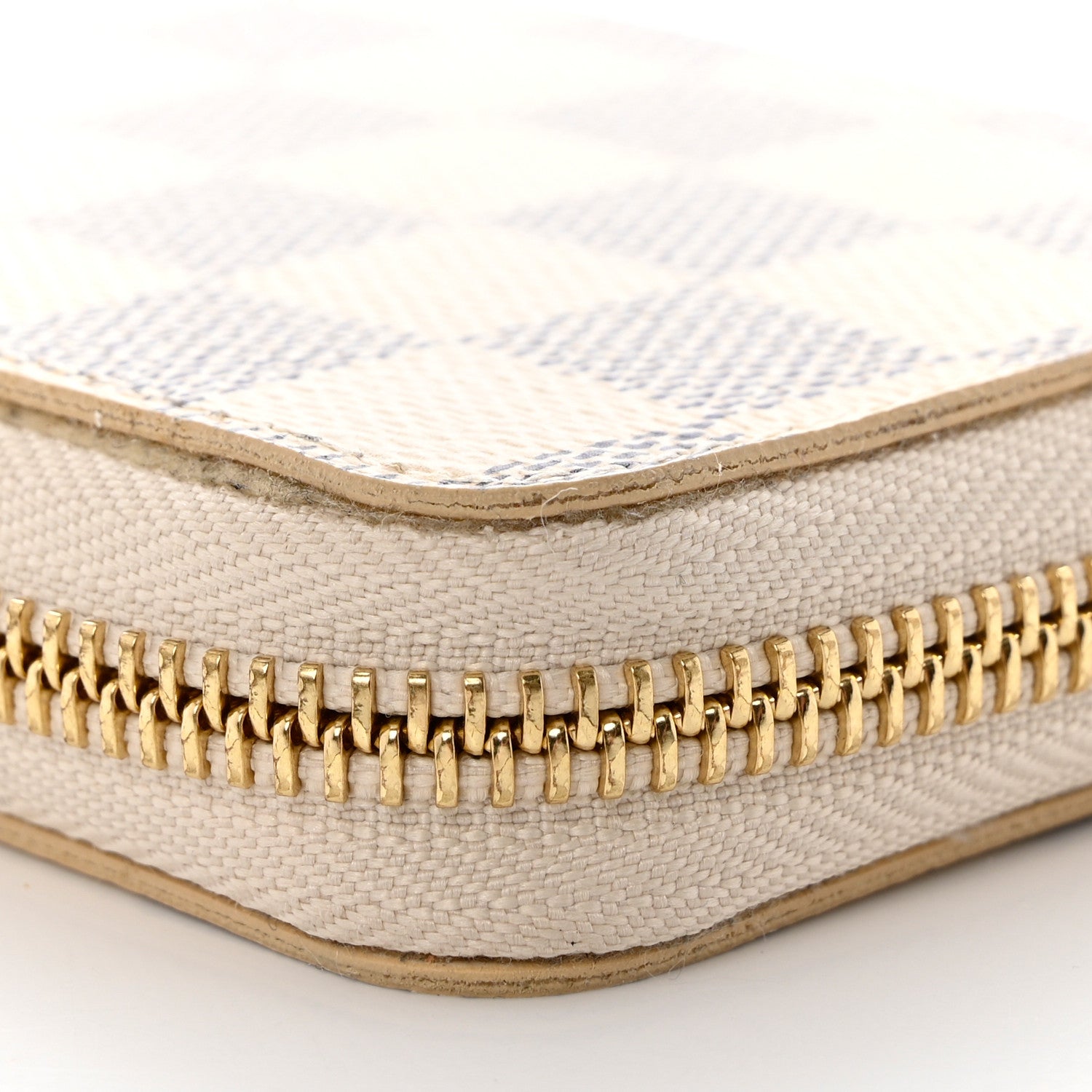 Louis Vuitton Damier Azur Clemence Wallet Rose Ballerine 9 of 10