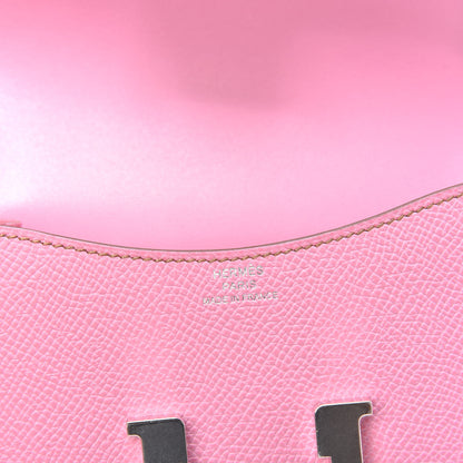 Hermes Epsom Constance Slim Wallet 5P Pink 7 of 7