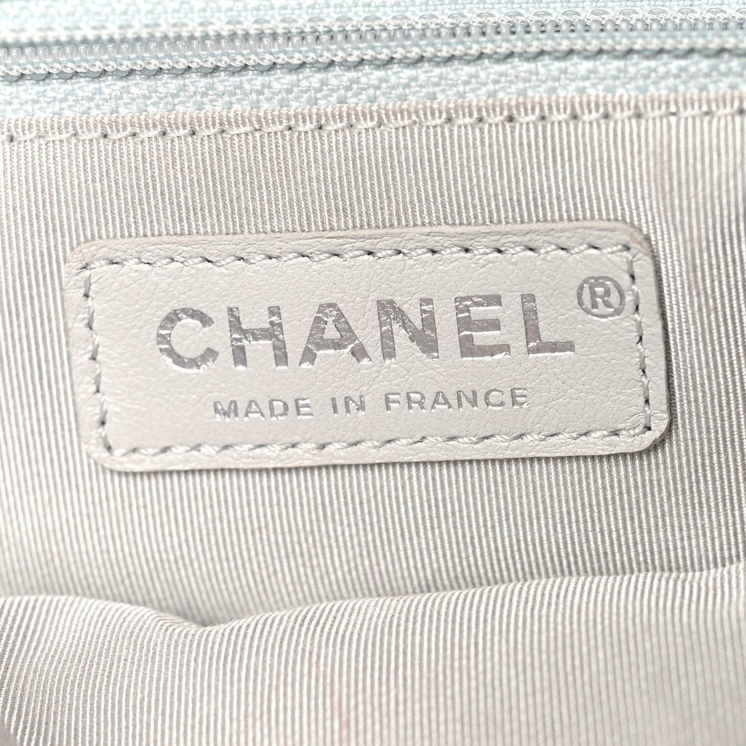 Chanel Metallic Calfskin Quilted Small Chain Detail Flap Silver 6 of 10