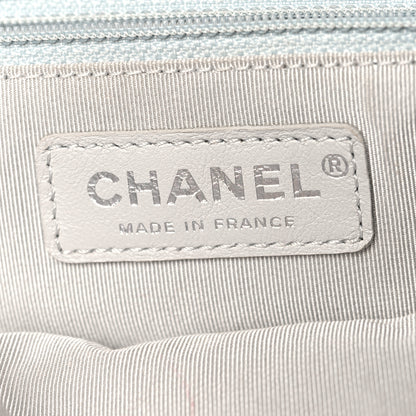 Chanel Metallic Calfskin Quilted Small Chain Detail Flap Silver 6 of 10