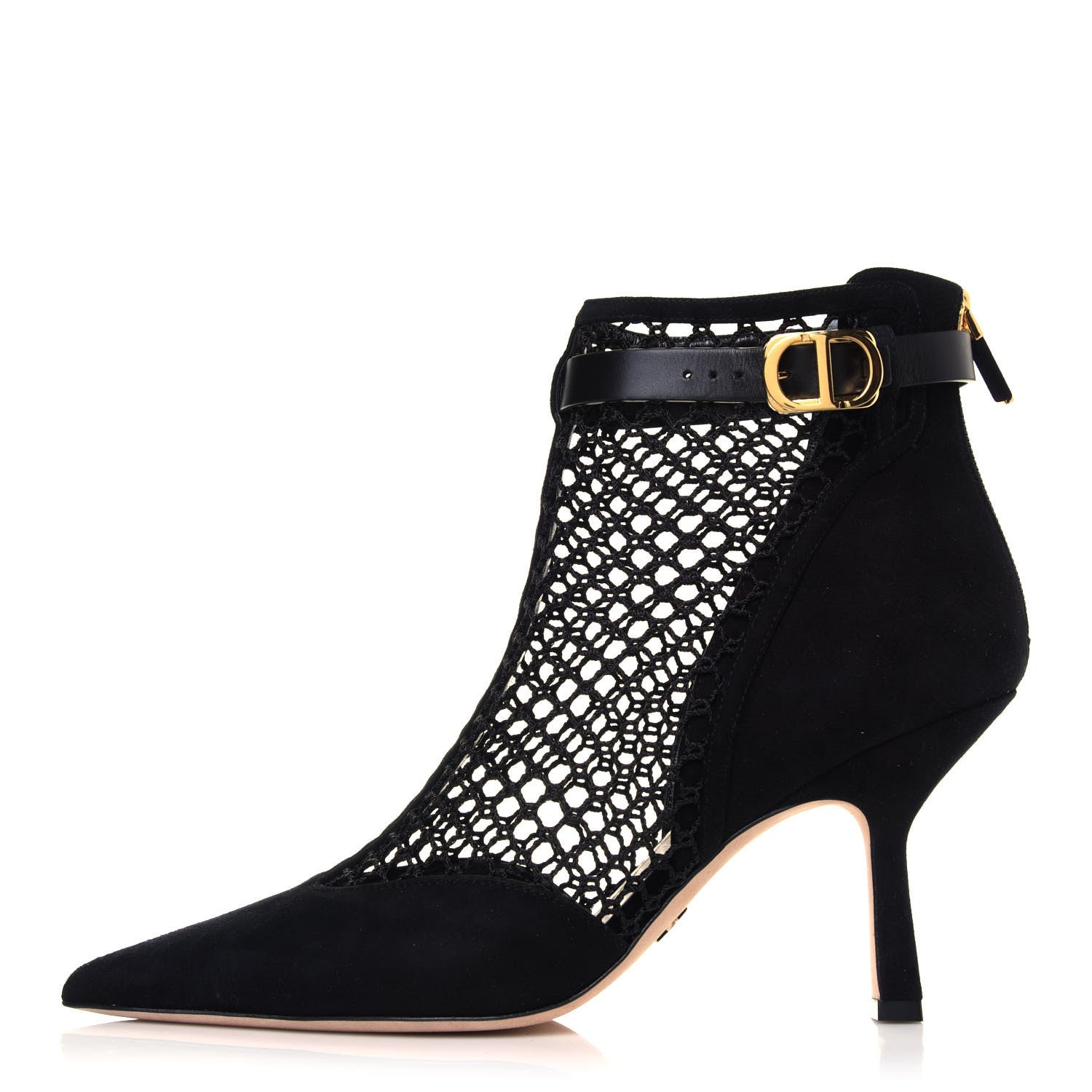 Christian Dior Suede Resille Dior-I Short Boots 41 Black 1 of 8