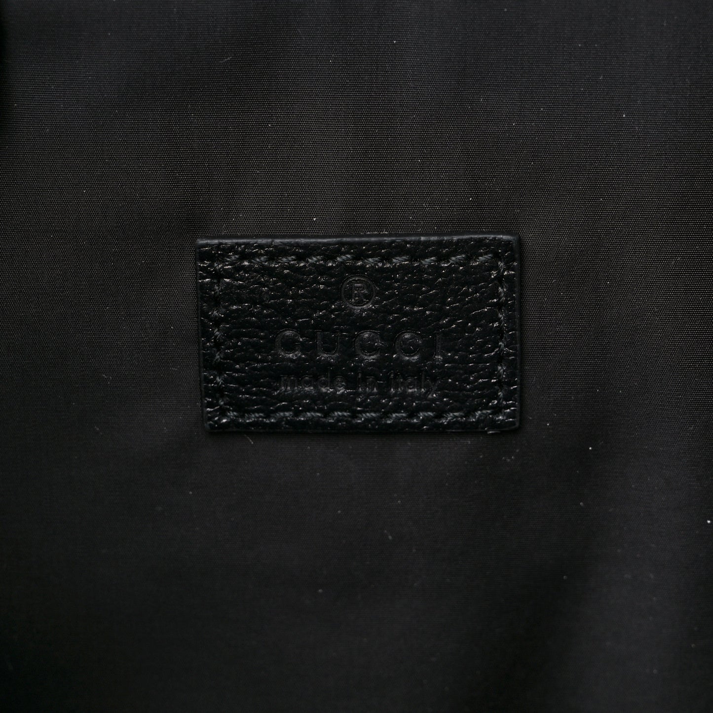 GG Crystal Monogram Web Backpack Black