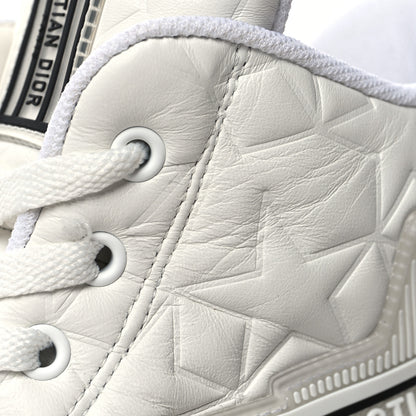 Christian Dior Calfskin Walk'n' Dior Star High Top Sneakers 42 White 10 of 11