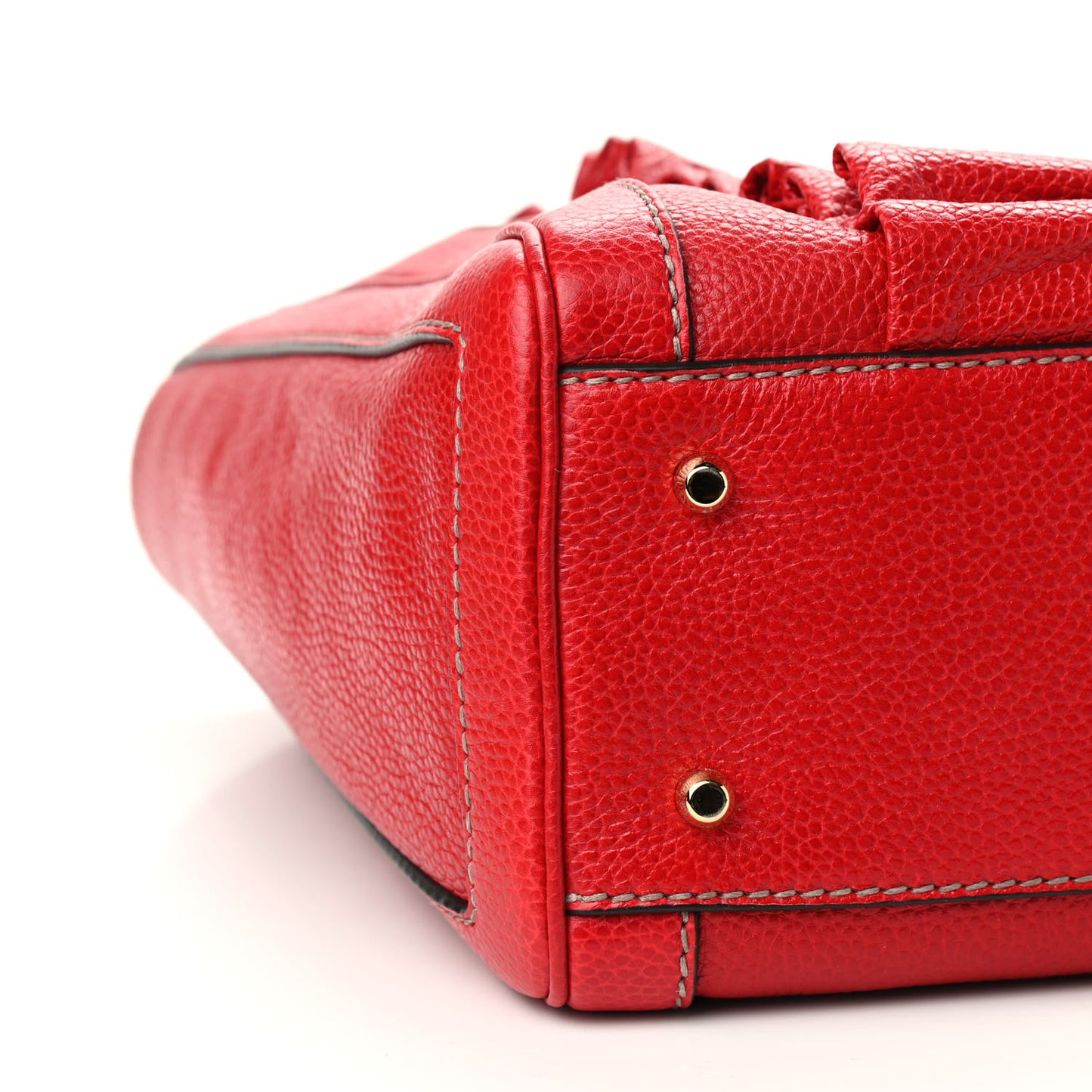 Calfskin Miss Heather Tote Red