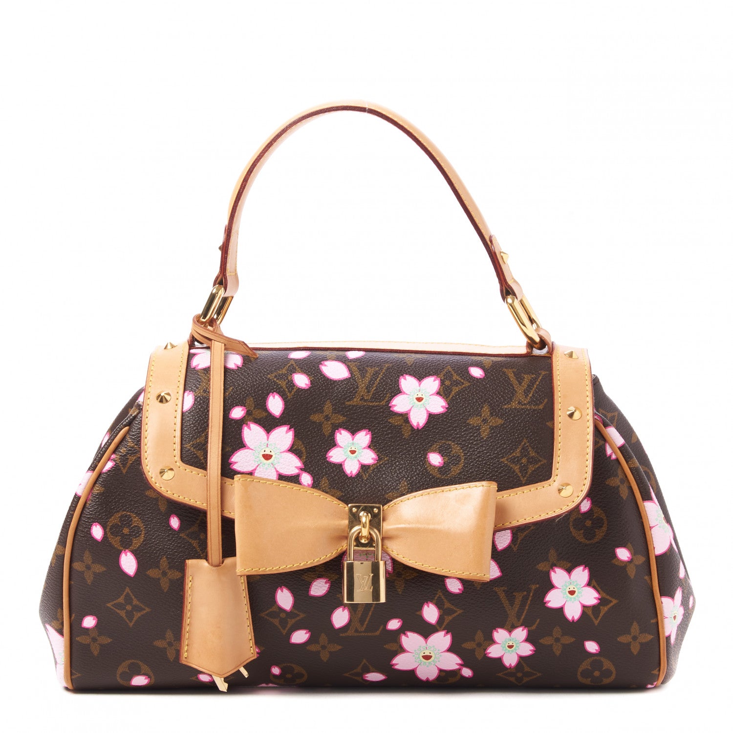 Louis Vuitton Monogram Cherry Blossom Sac Retro Bag Brown 1 of 8