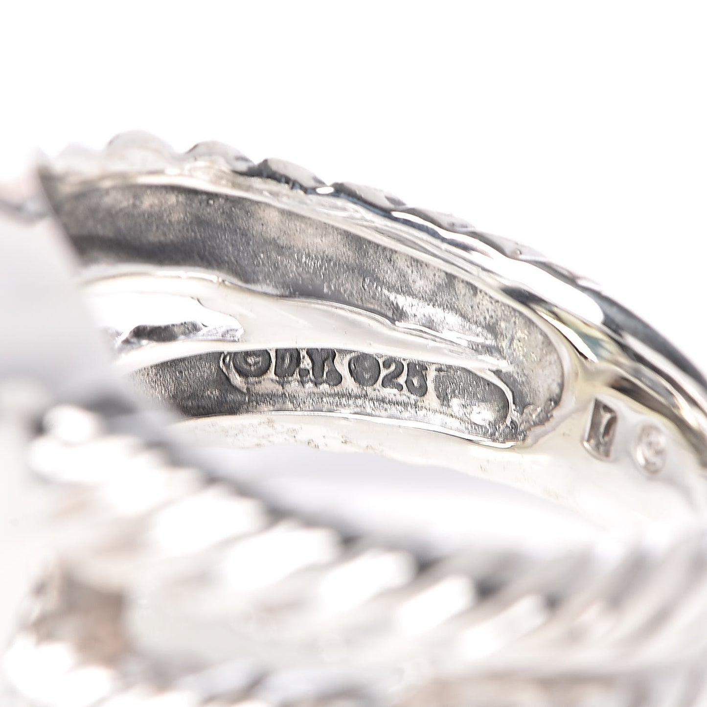 Sterling Silver Diamond Lemon Quartz 11mm Albion Ring 53 6.5