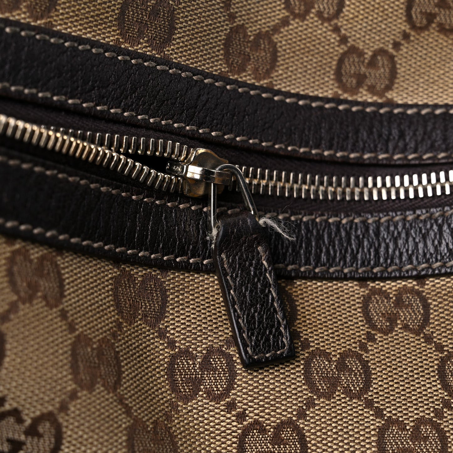 Monogram Hobo Dark Brown