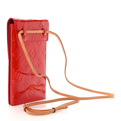 Louis Vuitton Vernis Walker Wallet Red 3 of 15