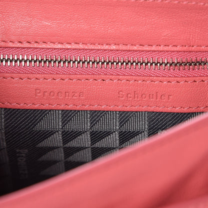 Proenza Schouler Lambskin PS1 Pouch Messenger Hibiscus 5 of 8