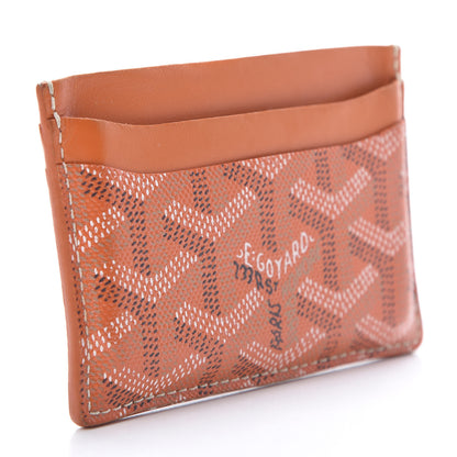 Goyard Goyardine Saint Sulpice Card Holder Orange 3 of 10