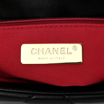 Chanel Lambskin Quilted Medium Chanel 19 Flap Black 6 of 11