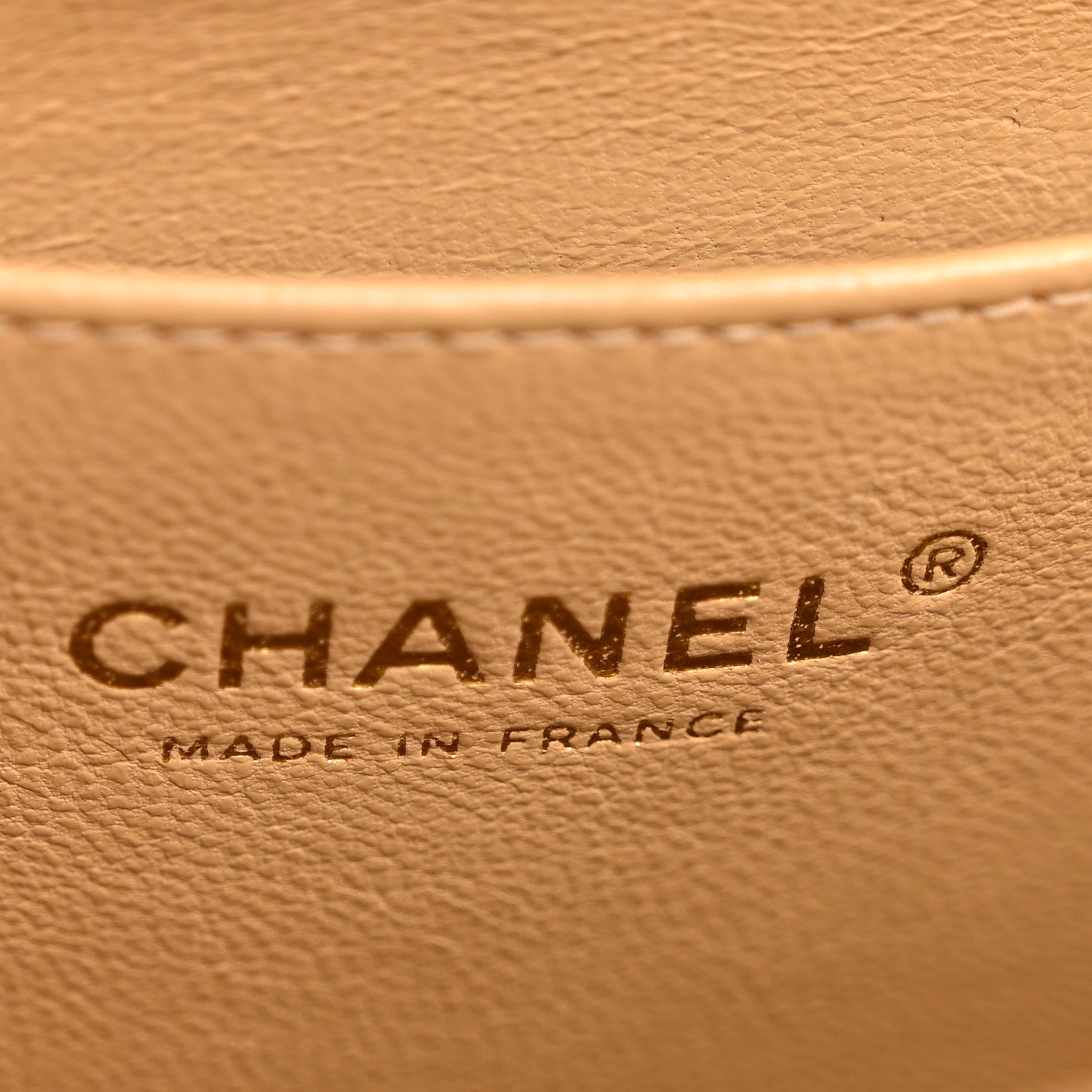 Chanel Caviar Quilted XL Jumbo Single Flap Beige 6 of 13