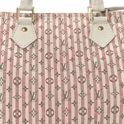 Louis Vuitton Mini Lin Croisette Speedy 30 Rouge 7 of 9