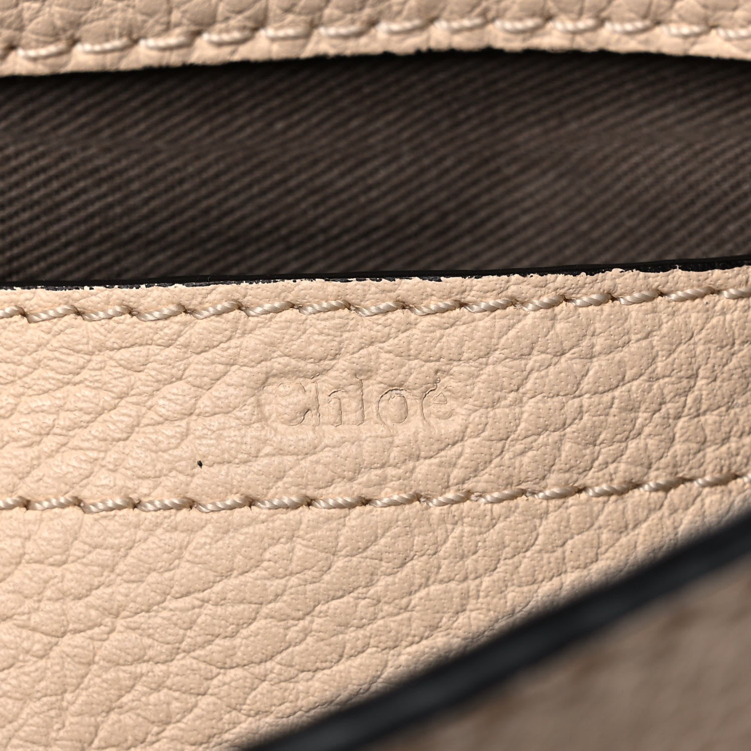 Chloe Calfskin Mini Marcie Round Crossbody Bag Nude 5 of 11