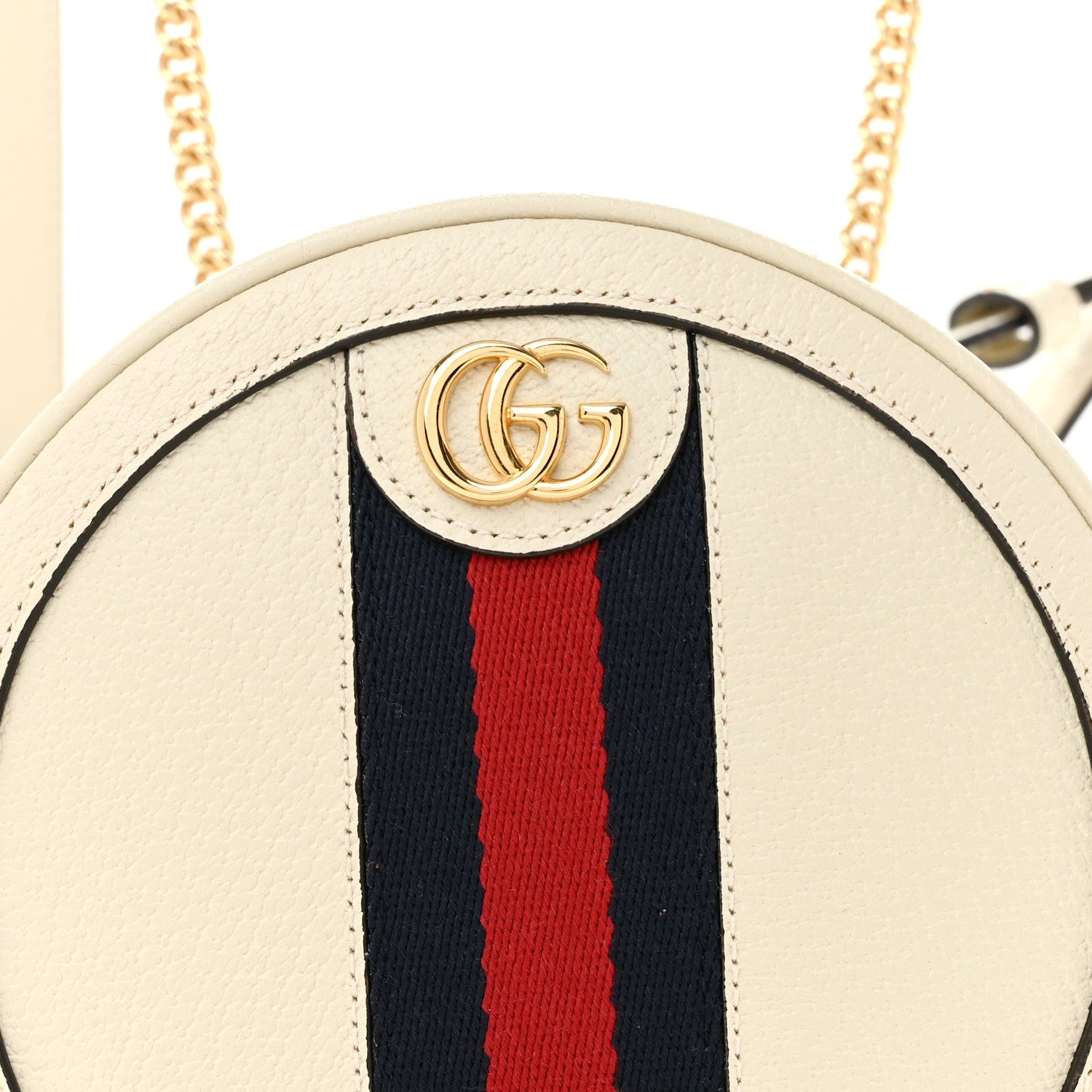 gucci mini round backpack Pre Loved Gg Supreme Ophidia Boasting the Houses two most distinctive designs Gucci Navy Calfskin Ophidia Mini
