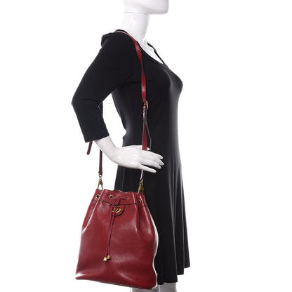 Gucci Piuma Lux Energy Medium Re(Belle) Convertible Bucket Bag Hibiscus Red 2 of 11