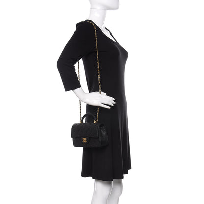 Chanel Caviar Quilted Mini Top Handle Rectangular Flap Black 2 of 11