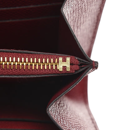 Hermes Epsom Constance Long Wallet Rouge Grenat 9 of 12