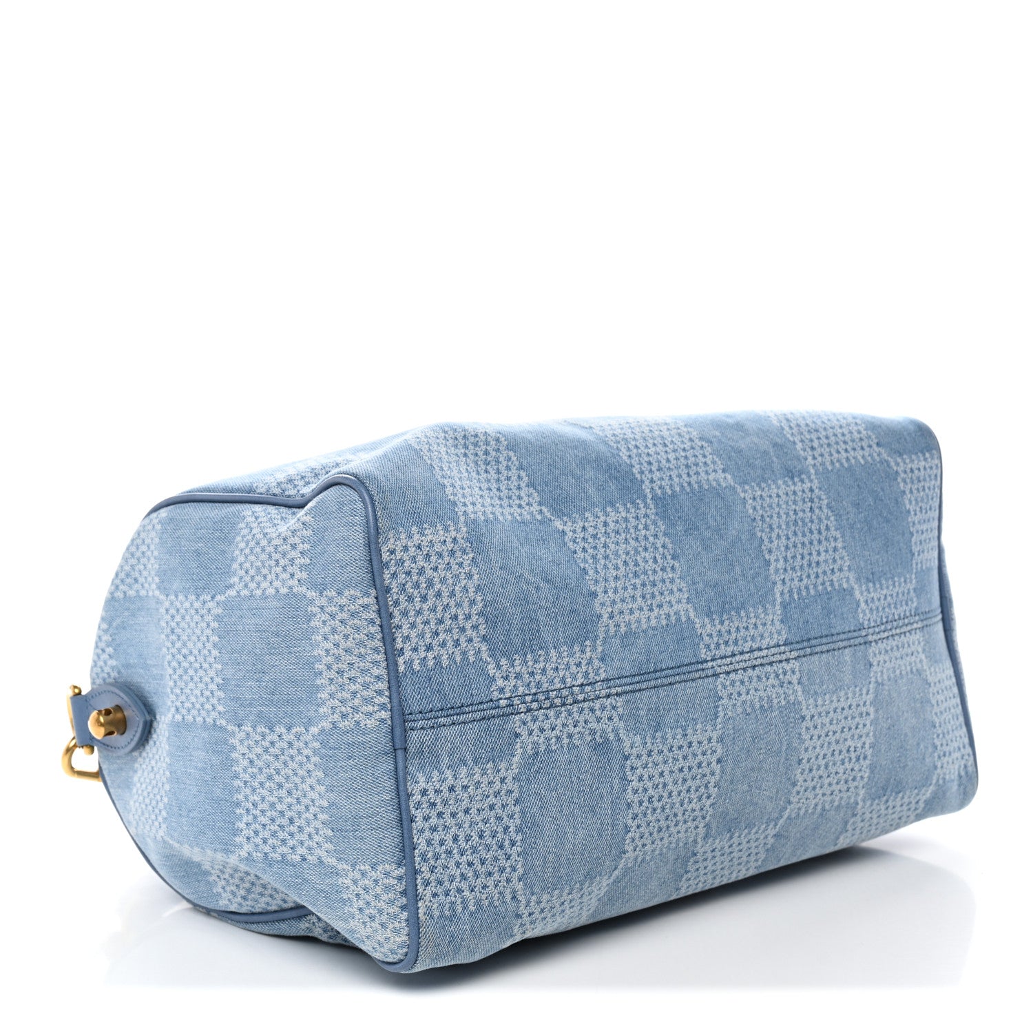 Louis Vuitton Damier Denim 3D Speedy Bandouliere 30 Denim Blue 4 of 10