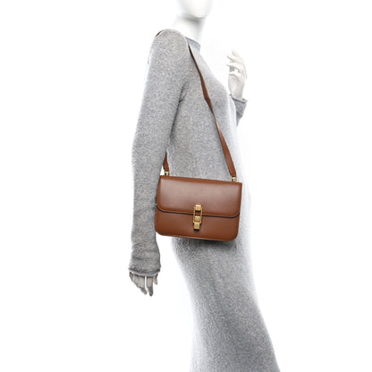 Saint Laurent Smooth Calfskin Carre Satchel Brick 2 of 12