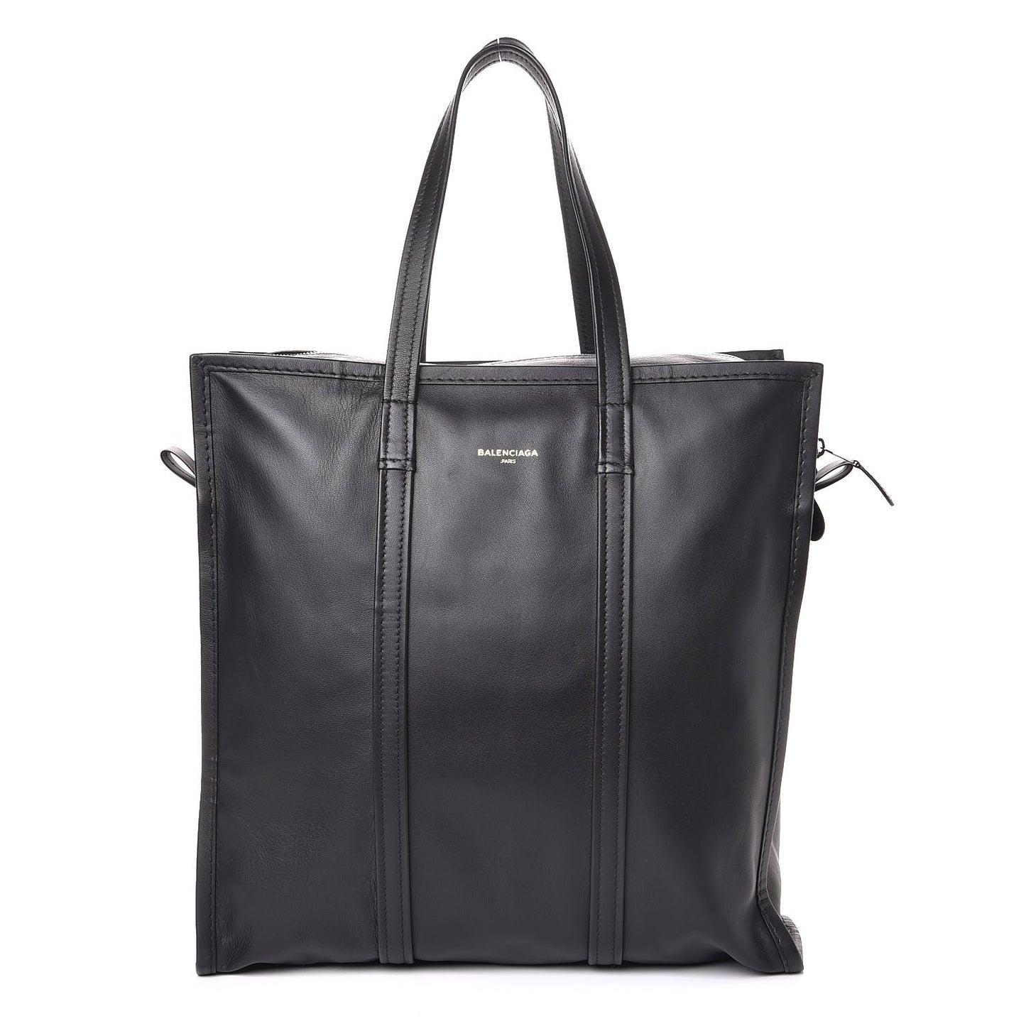 Agneau Medium Bazar Shopper Tote Black