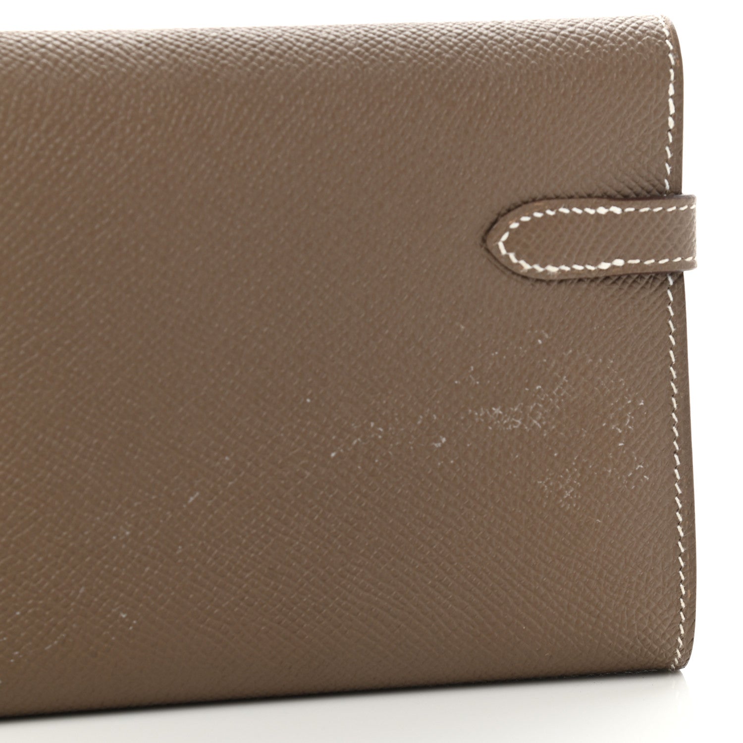 Hermes Epsom Kelly Longue Wallet Etoupe 9 of 10