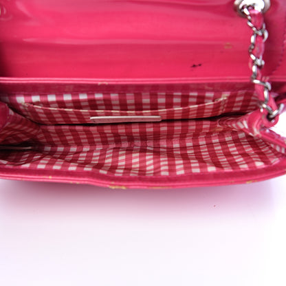 Chanel Glazed Calfskin Small Lipstick Flap Bag Fuchsia 4 of 20