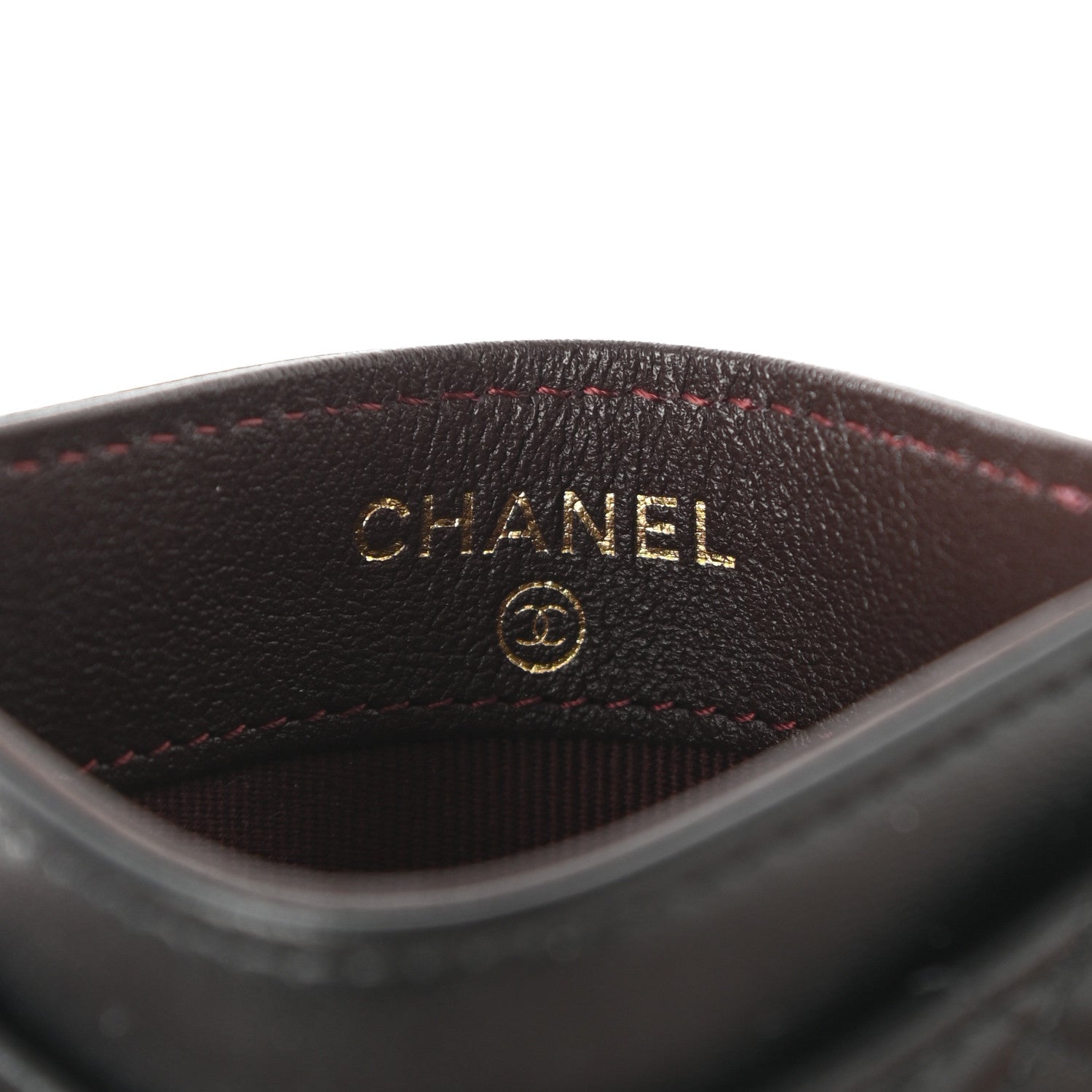 Chanel Lambskin Quilted Card Holder Black 6 of 9