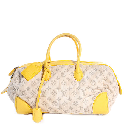Louis Vuitton Monogram Denim Speedy Round Yellow 1 of 7