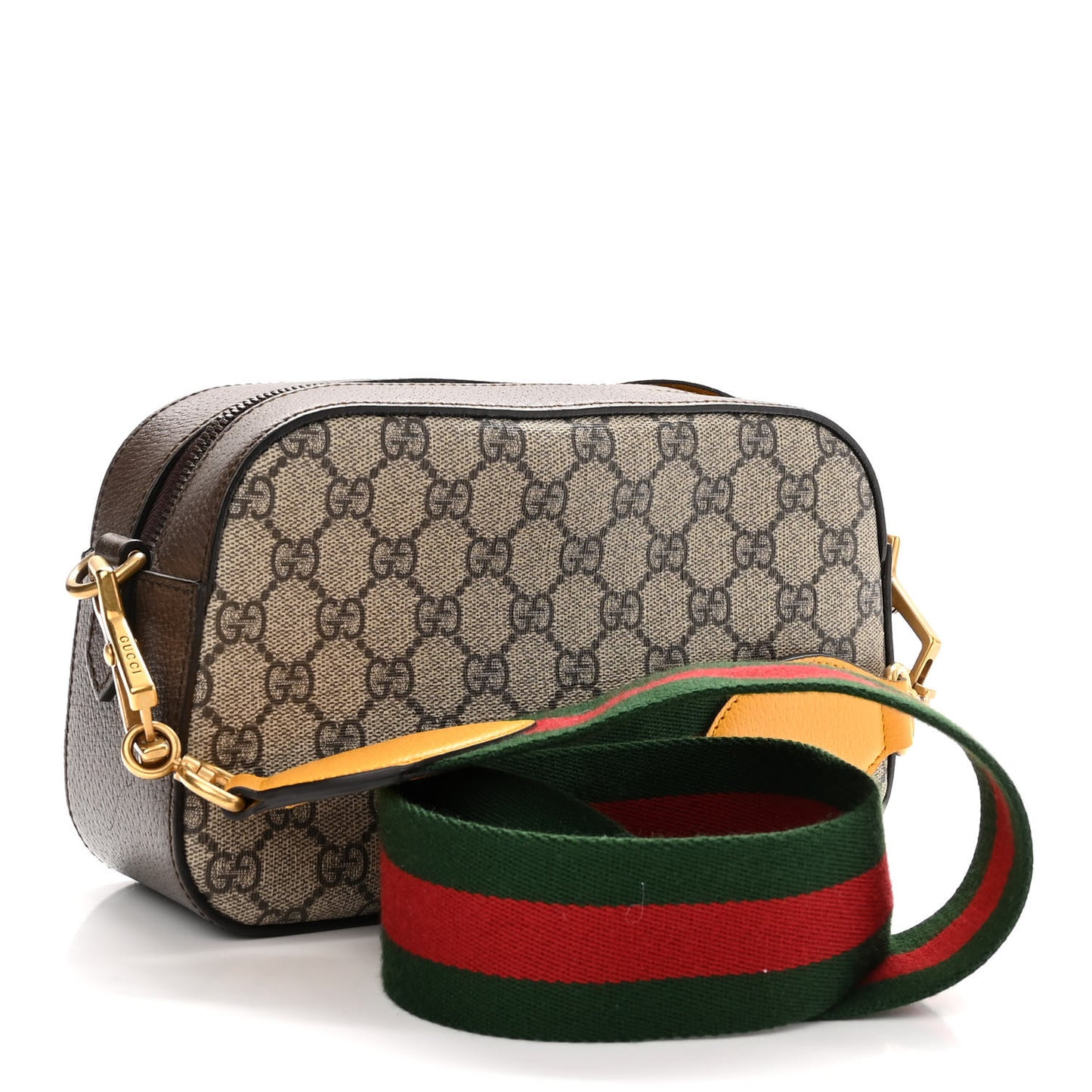 GG Supreme Monogram Web Neo Vintage Shoulder Bag Beige New Acero Crop