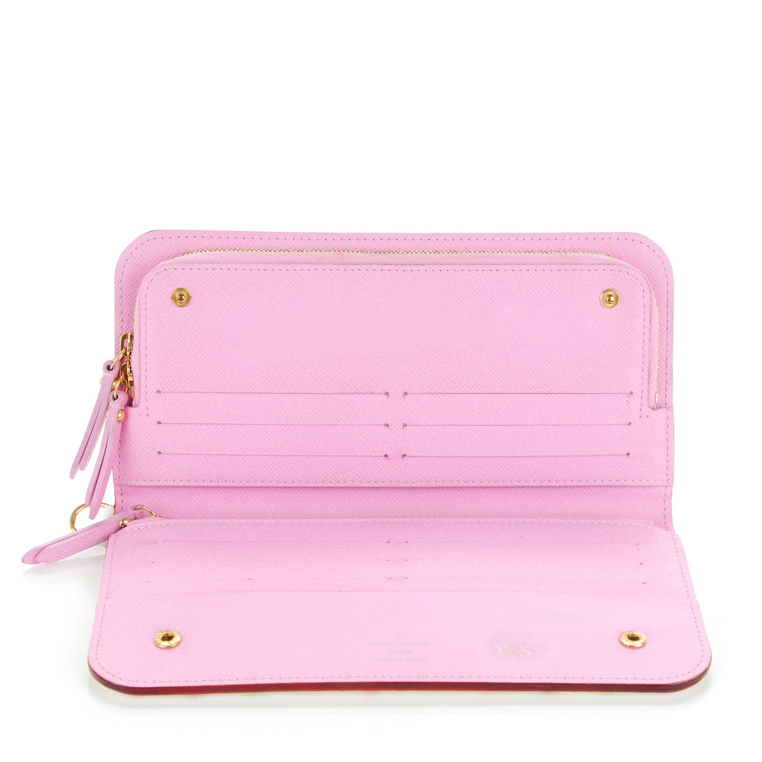 Louis Vuitton Monogram Multicolor Insolite Wallet White Litchi 5 of 8