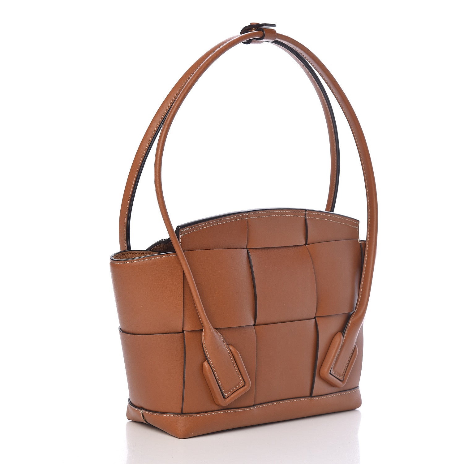 Bottega Veneta French Calfskin Maxi Intrecciato Arco 33 Wood 3 of 11