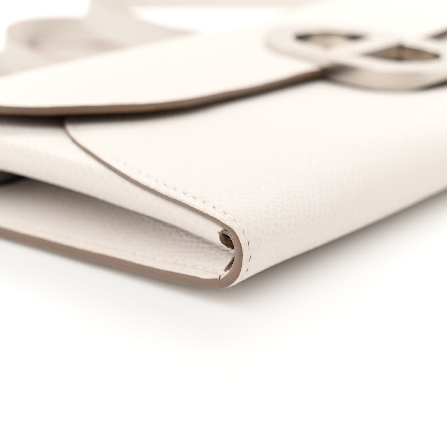 Hermes Epsom Maillon Wallet To Go Gris Pale 9 of 10