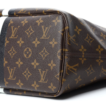 Louis Vuitton Monogram My LV Heritage Neverfull MM Black White 8 of 11