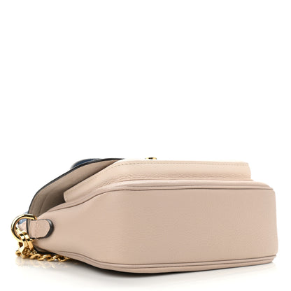 Louis Vuitton Grained Calfskin Lockme Tender Greige 4 of 11