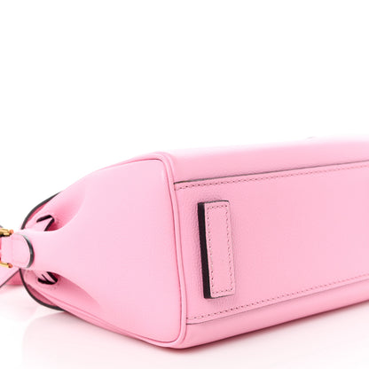 Versace Grained Calfskin Small La Medusa Top Handle Bag Pink 10 of 13