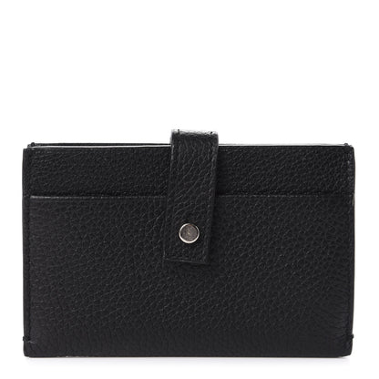 Saint Laurent Grained Calfskin Sac De Jour Souple Card Case Black 1 of 7