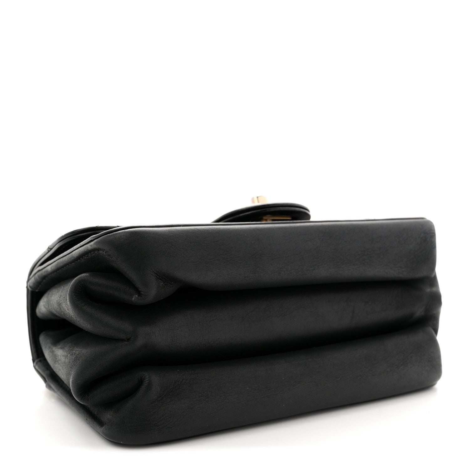 Chanel Iridescent Calfskin Quilted Mini Straight Lined Flap Black 4 of 10