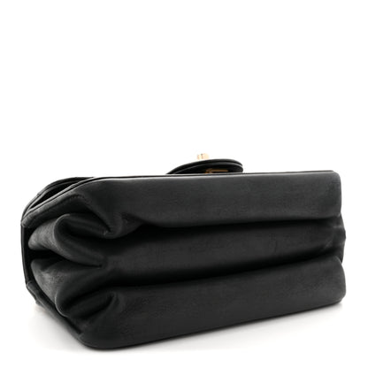 Chanel Iridescent Calfskin Quilted Mini Straight Lined Flap Black 4 of 10
