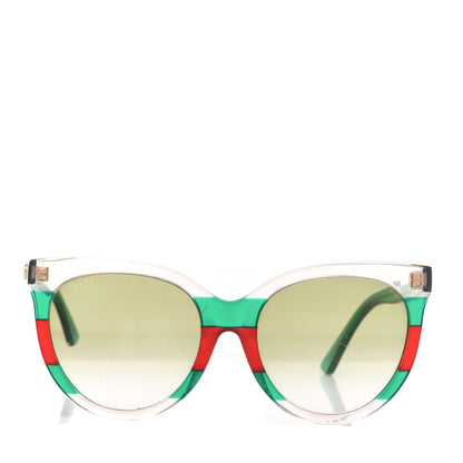 Gucci Acetate Sunglasses GG0179SA Green Red 2 of 8