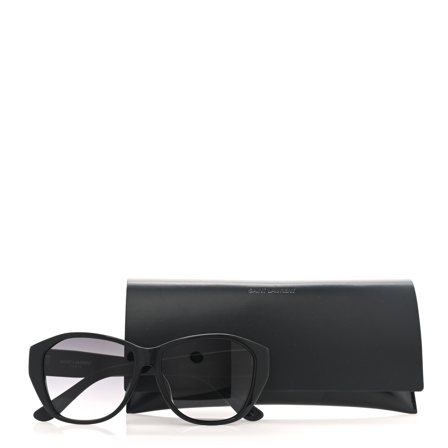 Saint Laurent SLM8/F Sunglasses Black 7 of 7