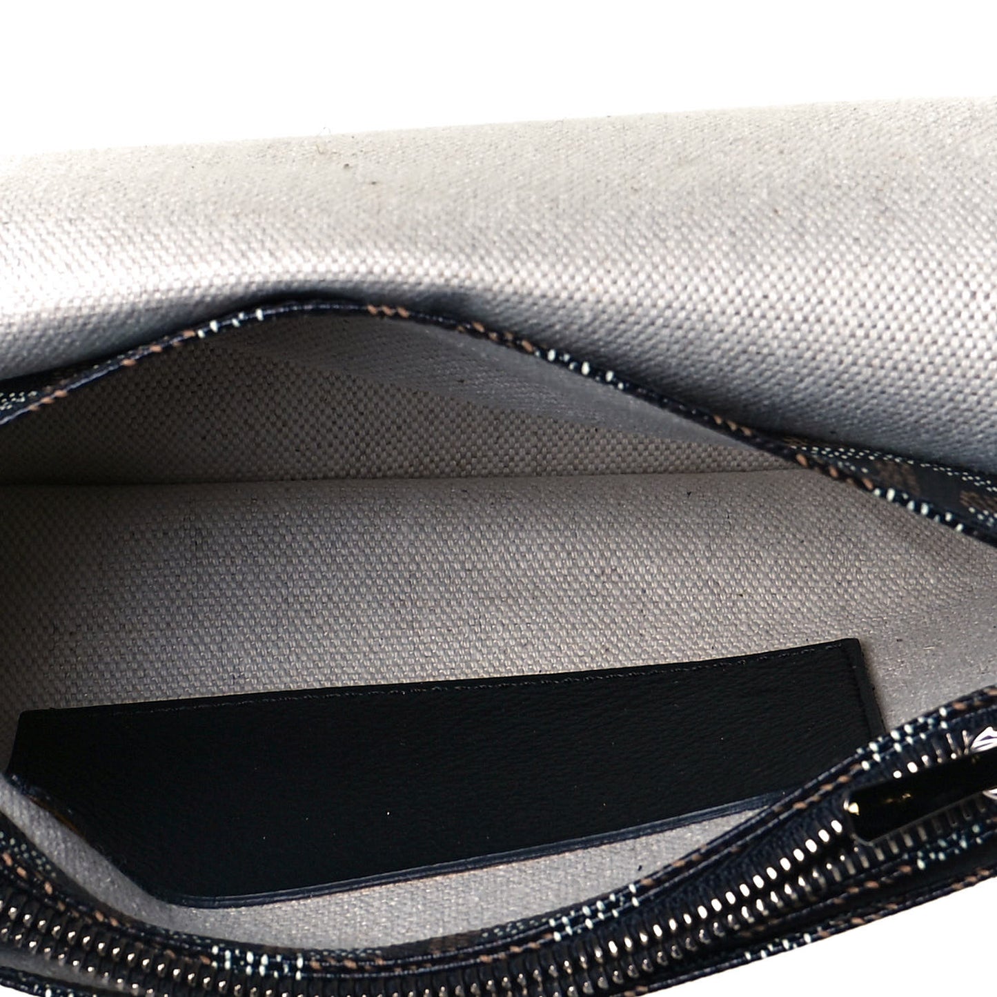 Goyardine Plumet Wallet Clutch Black