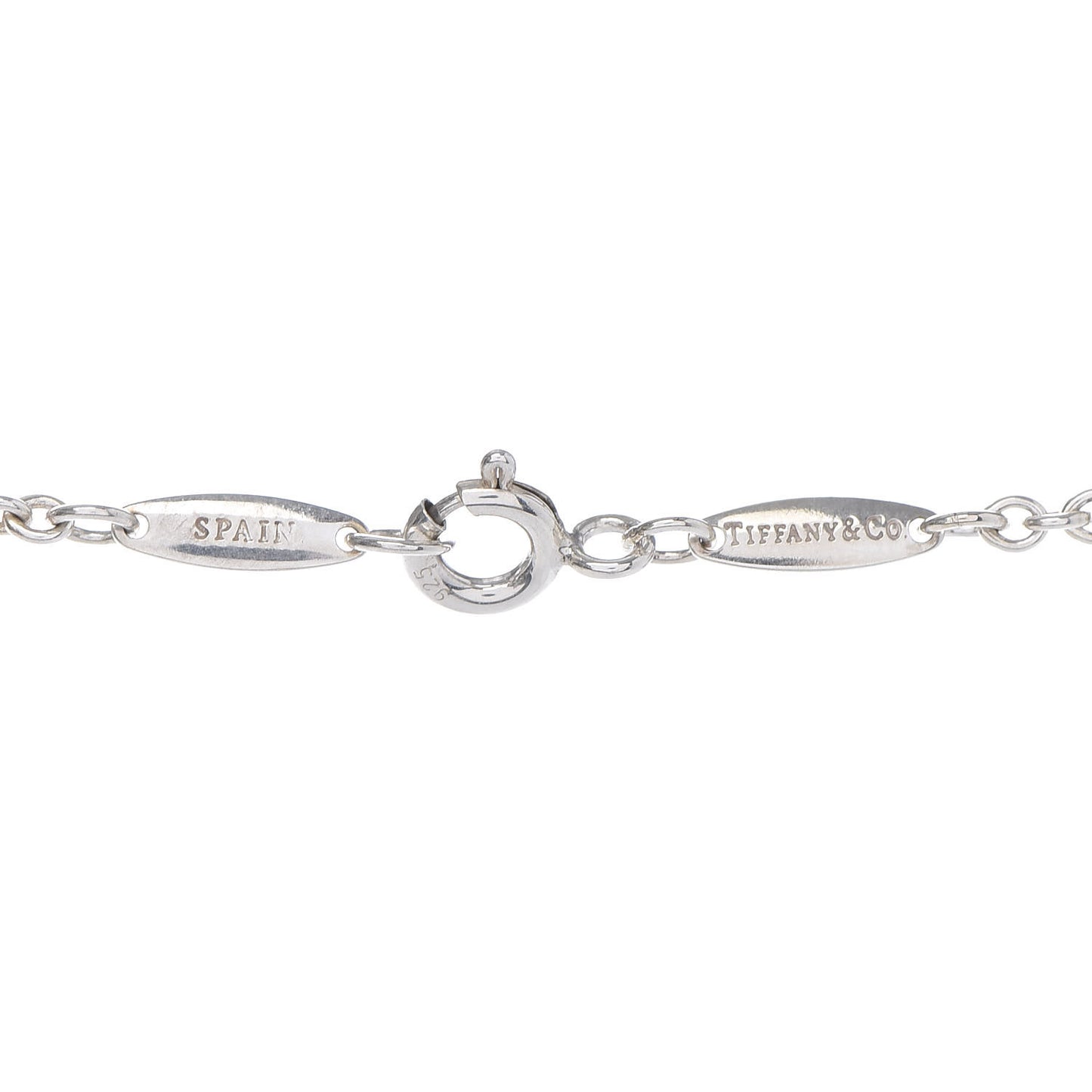 Sterling Silver Pearl 9-9.5mm Elsa Peretti Open Heart Lariat Necklace