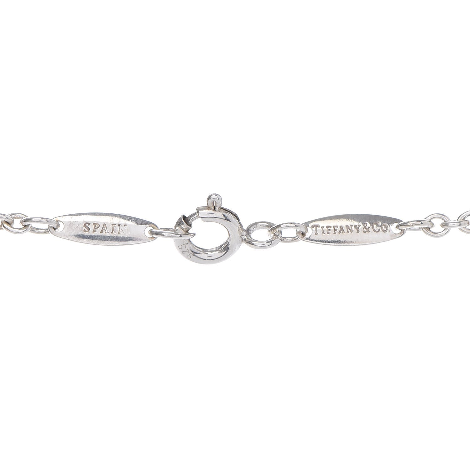 Tiffany Sterling Silver Pearl 9-9.5mm Elsa Peretti Open Heart Lariat Necklace 6 of 6