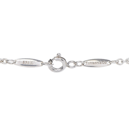 Tiffany Sterling Silver Pearl 9-9.5mm Elsa Peretti Open Heart Lariat Necklace 6 of 6