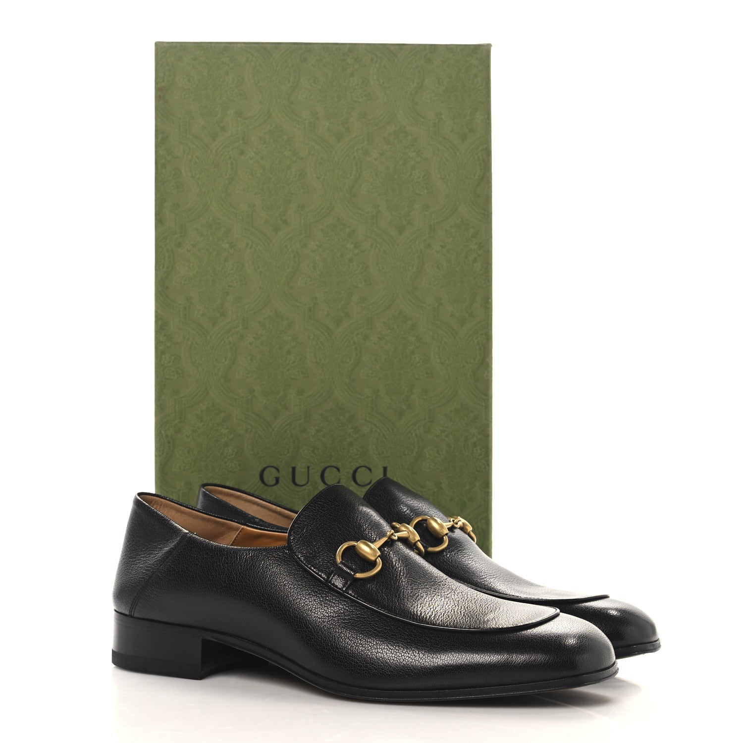 Gucci Goatskin Mens Horsebit Loafers 8.5 Black 1741027 – FASHIONPHILE