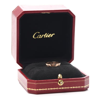 Cartier 18K Pink Gold 3.5mm LOVE Wedding Band Ring 51 5.75 5 of 5