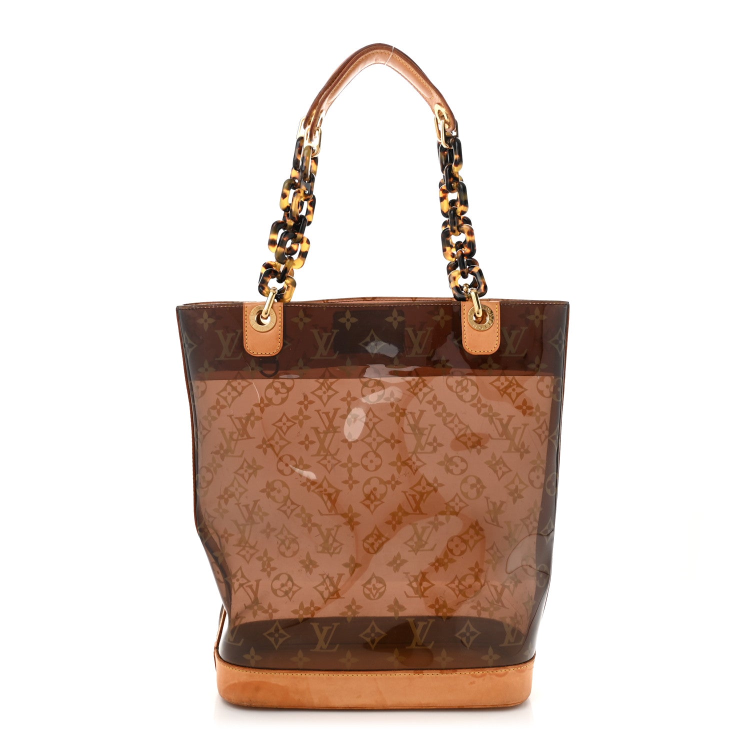 Louis Vuitton Vinyl Cabas Sac Ambre MM 1 of 14