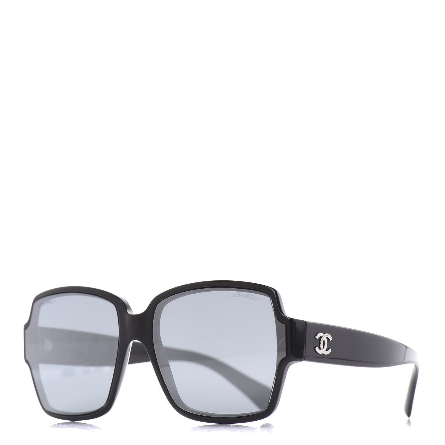 Chanel Acetate Square CC Sunglasses 5385 Black 1 of 6